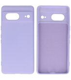Fashion Color TPU Hoesje Google Pixel 7 Paars