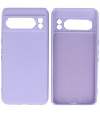 Fashion Color TPU Hoesje Google Pixel 8 Pro Paars