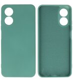Fashion Color TPU Hoesje OPPO A78 4G Donker Groen