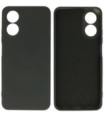 Fashion Color TPU Hoesje OPPO A58 4G Zwart