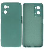Fashion Color TPU Hoesje OPPO A76 Donker Groen