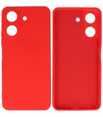 Fashion Color TPU Hoesje Xiaomi Redmi 13C 4G Rood
