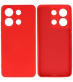 Fashion Color TPU Hoesje Xiaomi Redmi Note 13 4G Rood