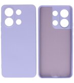 Fashion Color TPU Hoesje Xiaomi Redmi Note 13 4G Paars