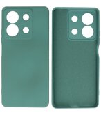 Fashion Color TPU Hoesje Xiaomi Redmi Note 13 5G Donker Groen