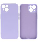 iPhone 13 Hoesje - 2.0mm Dikke Fashion Telefoonhoesje Backcover - Paars