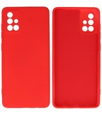 Fashion Backcover Telefoonhoesje voor Samsung Galaxy A71 - Rood