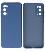 Fashion Backcover Telefoonhoesje voor Samsung Galaxy S20 - Navy