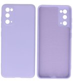 Fashion Backcover Telefoonhoesje voor Samsung Galaxy S20 - Paars