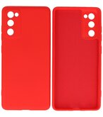 2.0mm Dikke Fashion Telefoonhoesje Backcover - Siliconen Hoesje - Samsung Galaxy S20 FE - Rood