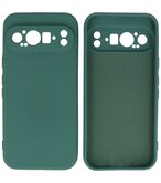 Fashion Color TPU Hoesje Google Pixel 9 Donker Groen