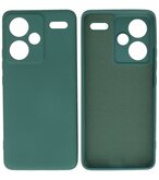 Fashion Color TPU Hoesje Xiaomi Redmi Note 13 Pro Plus Donker Groen