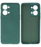 Fashion Color TPU Hoesje OnePlus Nord 2T Donker Groen