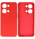 Fashion Color TPU Hoesje OnePlus Nord 3 5G Rood