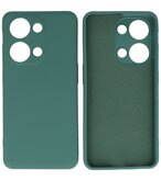 Fashion Color TPU Hoesje OnePlus Nord 3 5G Donker Groen