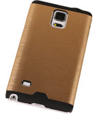 Lichte Aluminium Hardcase Hoesje voor Samsung Galaxy Note 3 Neo Goud