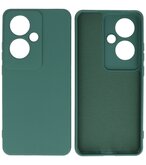 Fashion Color TPU Hoesje Oppo Reno 11F Donker Groen