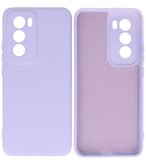 Fashion Color TPU Hoesje Oppo Reno 12 Paars