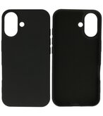 Fashion Color TPU Hoesje voor iPhone 16 Plus Zwart