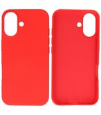 Fashion Color TPU Hoesje voor iPhone 16 Plus Rood