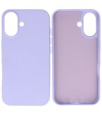 Fashion Color TPU Hoesje voor iPhone 16 Plus Paars