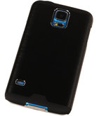 Lichte Aluminium Hardcase Hoesje voor Samsung Galaxy S4 Zwart