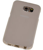 Hoesje voor Samsung Galaxy S6 TPU Transparant Wit