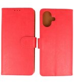 iPhone 16 Plus Hoesje Book Case Portemonnee Telefoonhoesje - Rood