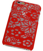 Hoesje voor Apple iPhone 6 - Lotus Hardcase Rood