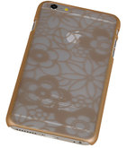 Hoesje voor Apple iPhone 6 Plus - Lotus Hardcase Goud