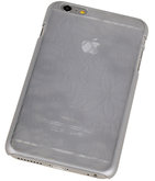 Hoesje voor Apple iPhone 6 Plus - Lotus Hardcase Zilver