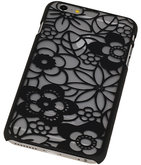 Hoesje voor Apple iPhone 6 Plus - Lotus Hardcase Zwart