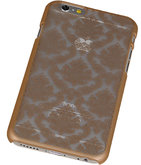 Hoesje voor Apple iPhone 6/6s - Brocant Hardcase Goud