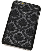 Hoesje voor Apple iPhone 6 - Brocant Hardcase Zwart