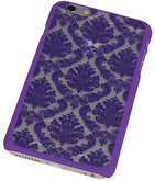 Hoesje voor Apple iPhone 6 Plus - Brocant Hardcase Paars