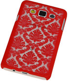 Hoesje voor Samsung Galaxy A3 2015 - Brocant Hardcase Rood