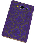 Hoesje voor Samsung Galaxy A7 2015 - Brocant Hardcase Paars