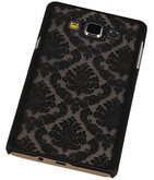 Hoesje voor Samsung Galaxy A7 2015 - Brocant Hardcase Zwart