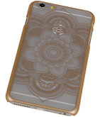 Hoesje voor Apple iPhone 6 Plus - Roma Hardcase Goud