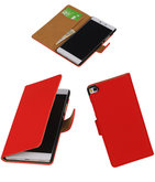 Hoesje voor Huawei P8 Rood Booktype