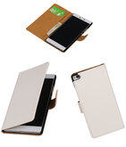Hoesje voor Huawei P8 Wit Booktype