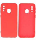 Fashion Color TPU Hoesje Samsung Galaxy A40 Rood