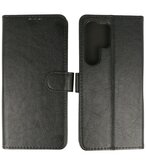 Samsung Galaxy S25 Ultra Hoesje Book Case Portemonnee Telefoonhoesje - Zwart