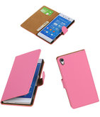 Hoesje voor Sony Xperia Z4/Z3 Plus Booktype Wallet Roze