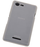 Hoesje voor Sony Xperia E3 TPU Transparant Wit