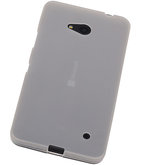 Hoesje voor Microsoft Lumia 640 TPU Transparant Wit