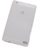 Hoesje voor Huawei P8 TPU Transparant Wit