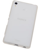 Hoesje voor Sony Xperia Z4/Z3 Plus TPU Transparant Wit