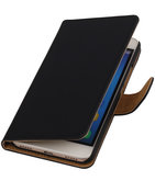 Hoesje voor Huawei Honor Y6 / 4A - Effen Booktype Wallet Zwart