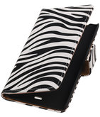Hoesje voor Microsoft Lumia 540 Zebra Booktype Wallet